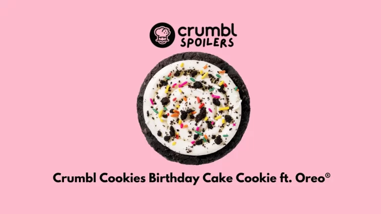 Crumble Cookies Birthday Cake Cookie ft. Oreo®