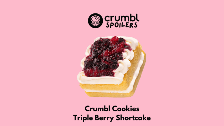 Crumbl Cookies Triple Berry Shortcake