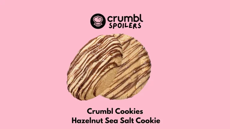 Crumbl Hazelnut Sea Salt Cookie