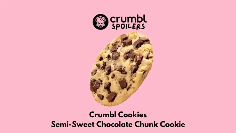 Crumbl Cookies Semi-Sweet Chocolate Chunk Cookie