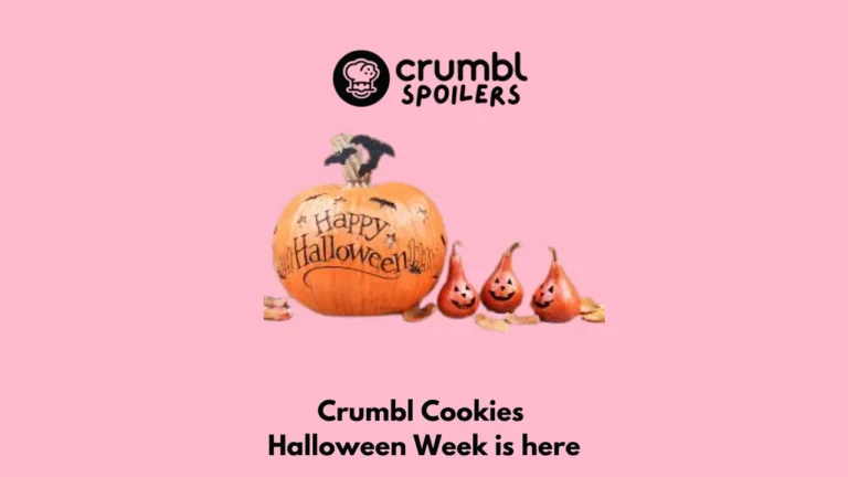 Crumbl Cookies Halloween Week