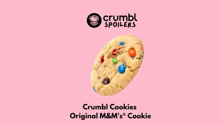 Crumbl Original M&M’s® Cookie – A Colorful Classic with Crunch and Sweetness