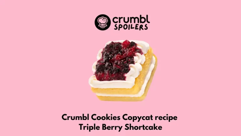 Crumbl Cookies Triple Berry Shortcake copycat recipe