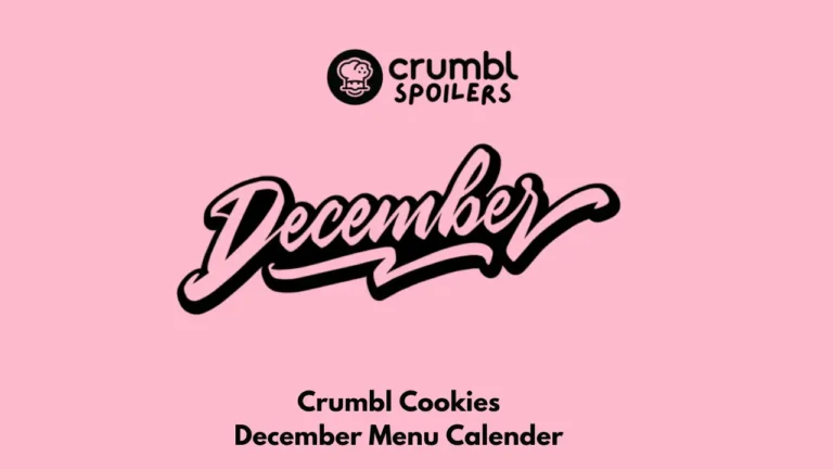 December 2025 Crumbl Cookies Menu Calendar